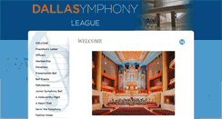 Desktop Screenshot of dallassymphonyleague.com